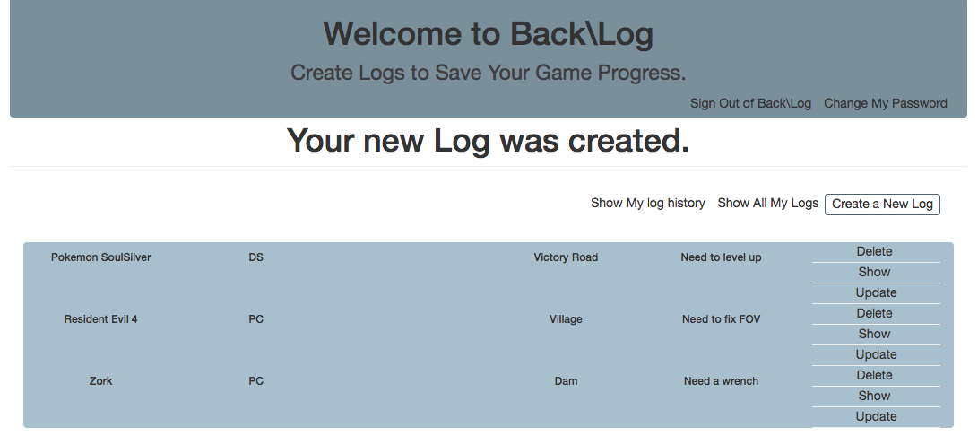 back-log